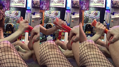 Prostate fucking with cream