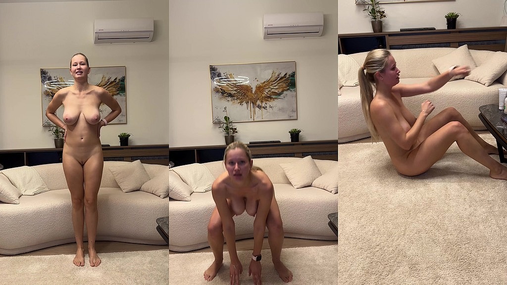 stella cardo completely naked doing aerobics (Stella Cardo) stella cardo completely naked doing aerobics (Stella Cardo)