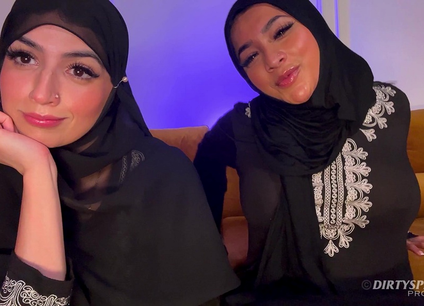 Two Horny Hijabis Help Break Your Fast With A JOI