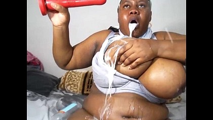 puke on huge boobs