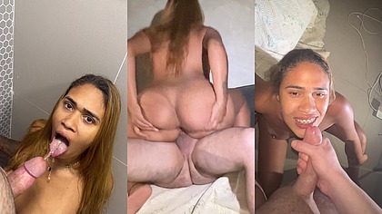 BiG BOOTY KiKi Jigglez 1st Time Drinking Piss! & Swallows Cumshot!