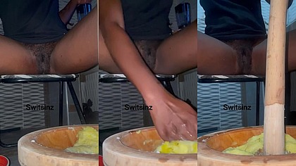 Village girl has the cutest pussy in Africa