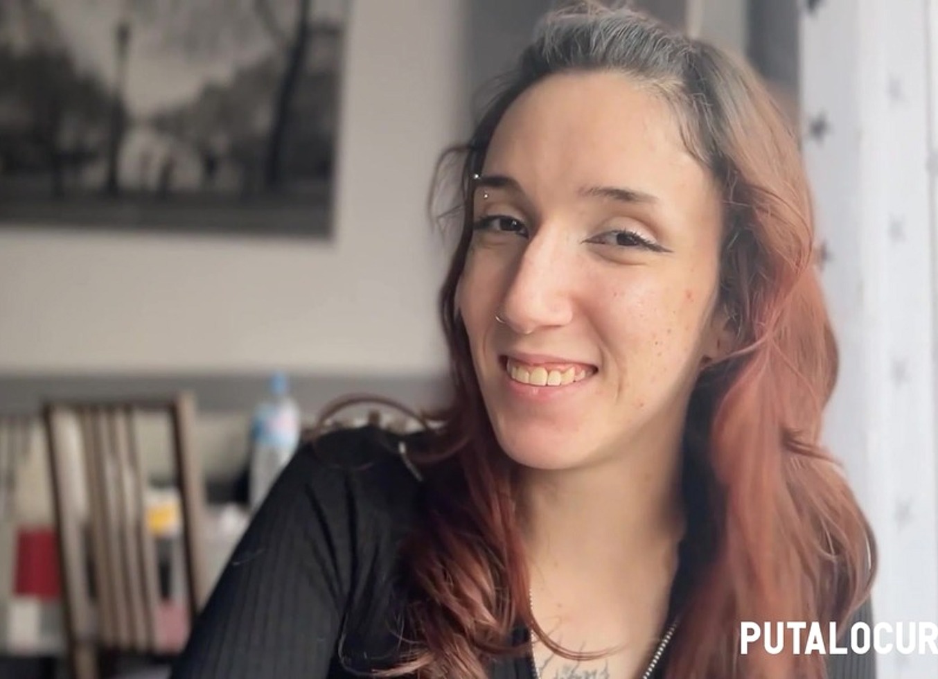 Putalocura - Espanola Zuko Folla Con Torbe y Traga Lefa Despues De Entrevista