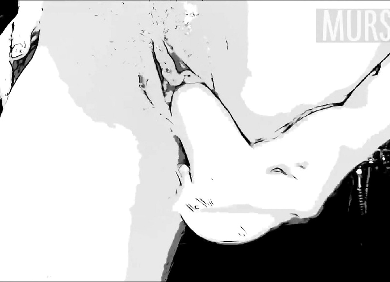 Cartoon Shower Girl With Dildo