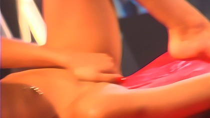 Blonde sluts strapping each other on like they mean it!