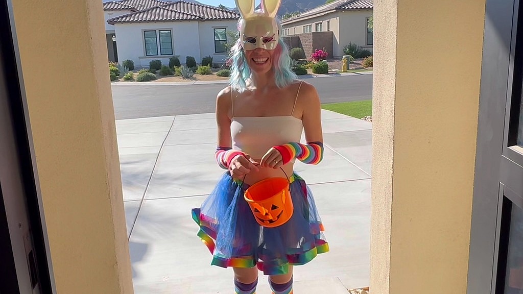 halloween trick-or-treat bad bunny gets candy cum and squirts on his cock (Big Bunny, Little Bunny) halloween trick-or-treat bad bunny gets candy cum and squirts on his cock (Big Bunny, Little Bunny)