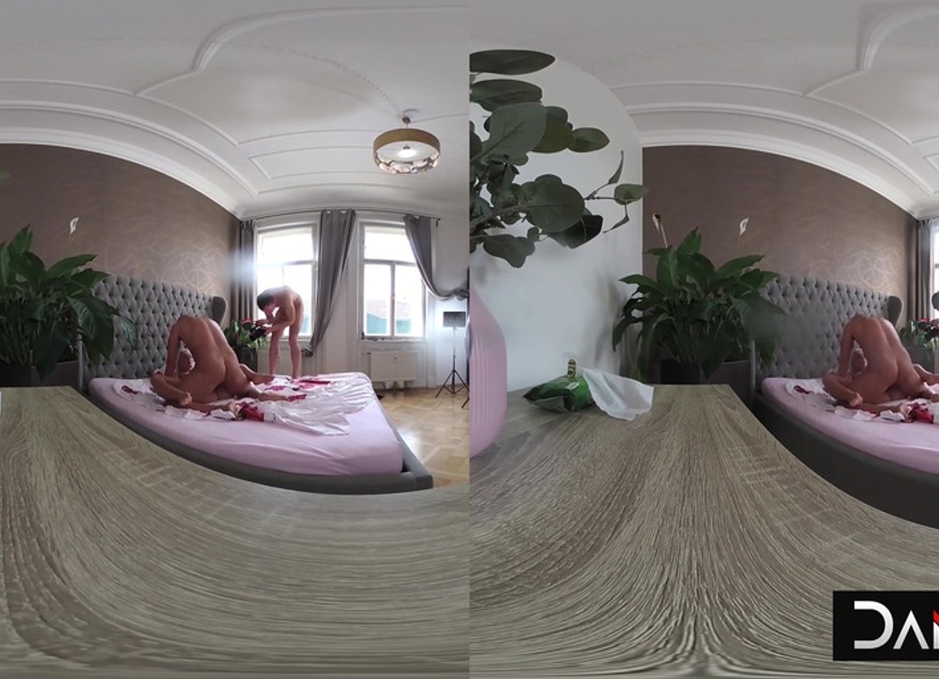 Charlie Dean, Matt Bird & Porno Dan Triple Team Lovita's Big Tits!