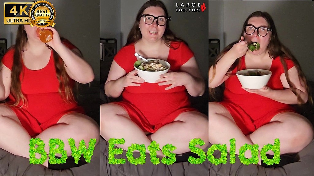 asmr huge salad mukbang: товстушка хрумтить і ковтає (4k портрет) (LargeBootyLexi) asmr huge salad mukbang: bbw crunching and gulping (4k portrait) (LargeBootyLexi)