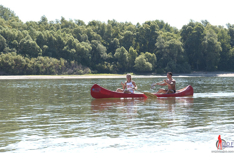 Cock suckin on the danube! #1