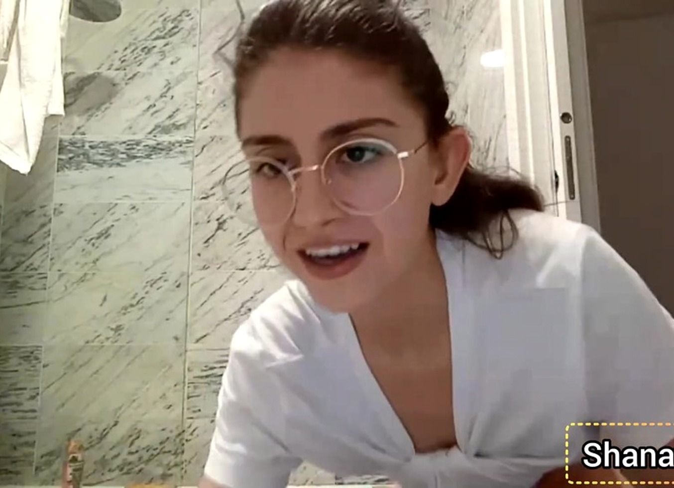 Pee On Me In The Shower Wearing Black Thong Pissing G String