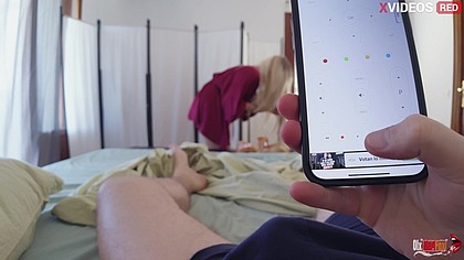 Stopped time to fuck my stepmother's ass and cum inside her!