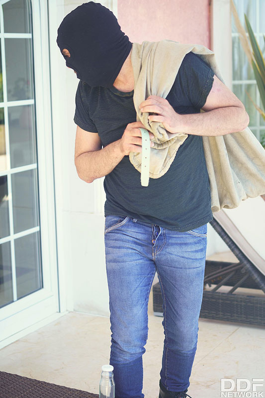 Busty bombshell Misha Maver can’t wait to taste and feel burglar #7