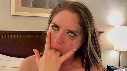 Gagging Myself While Wearing A Buttplug!