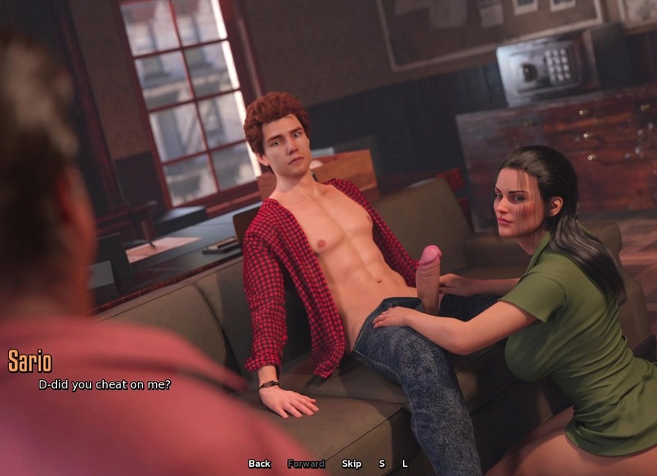 Cuckold Husband Watching His Wife Sucking My Big Dick - 3D Hentai Animated Porn - Life In Santa County