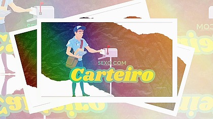 Carteiro veio entregar encomenda, ficou manjando o volume do meu Pau no shorte.