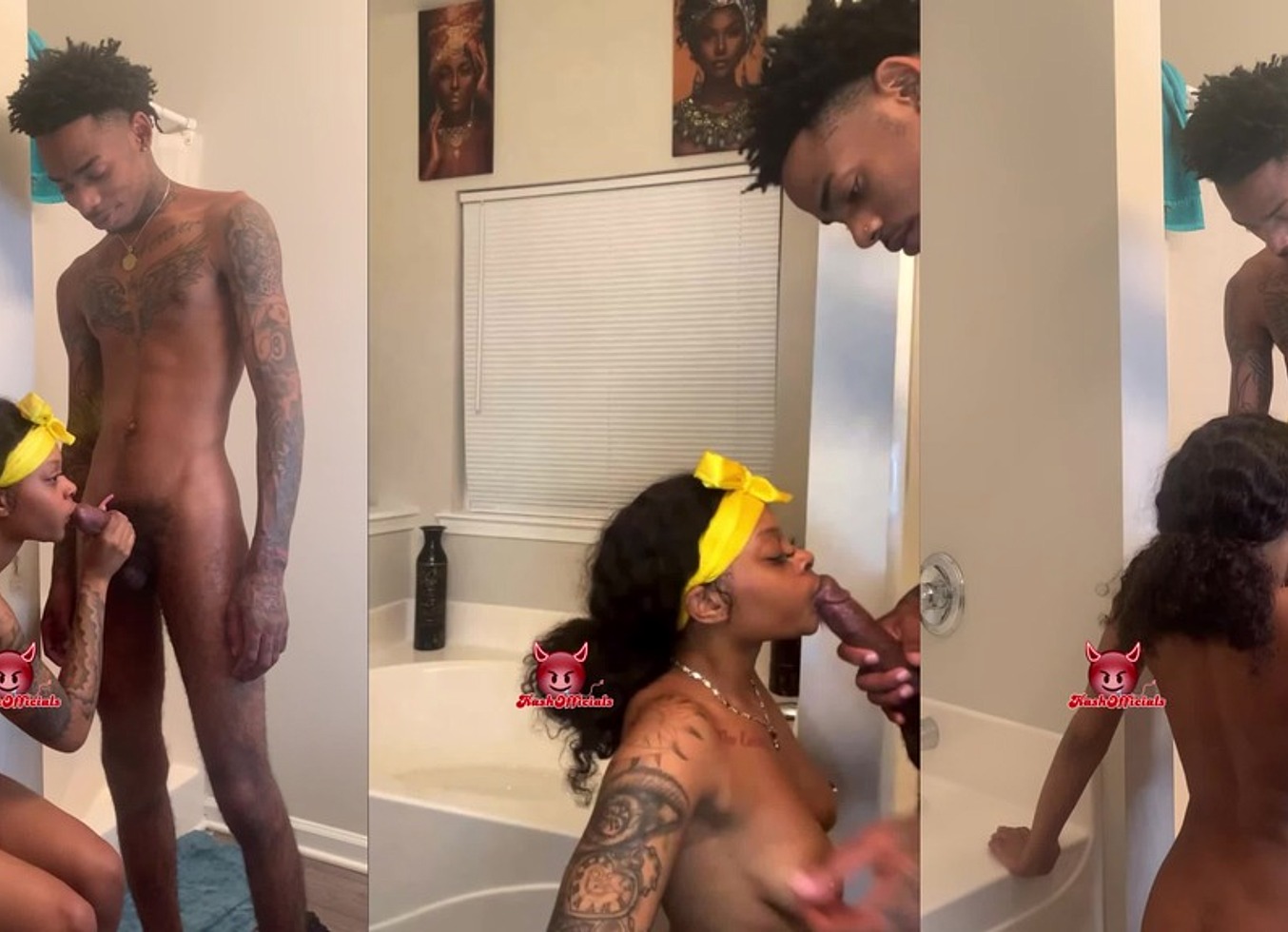 Bath Blowjob