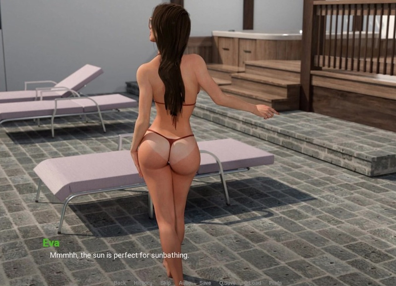 Step-Aunt Massage -Away From Home #2- Gameplay