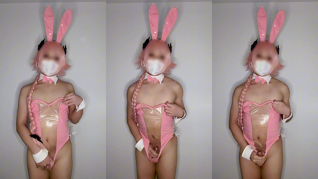 femboy astolfo in pink bunny suit wets herself (Rikka Rinn) femboy astolfo in pink bunny suit wets herself (Rikka Rinn)