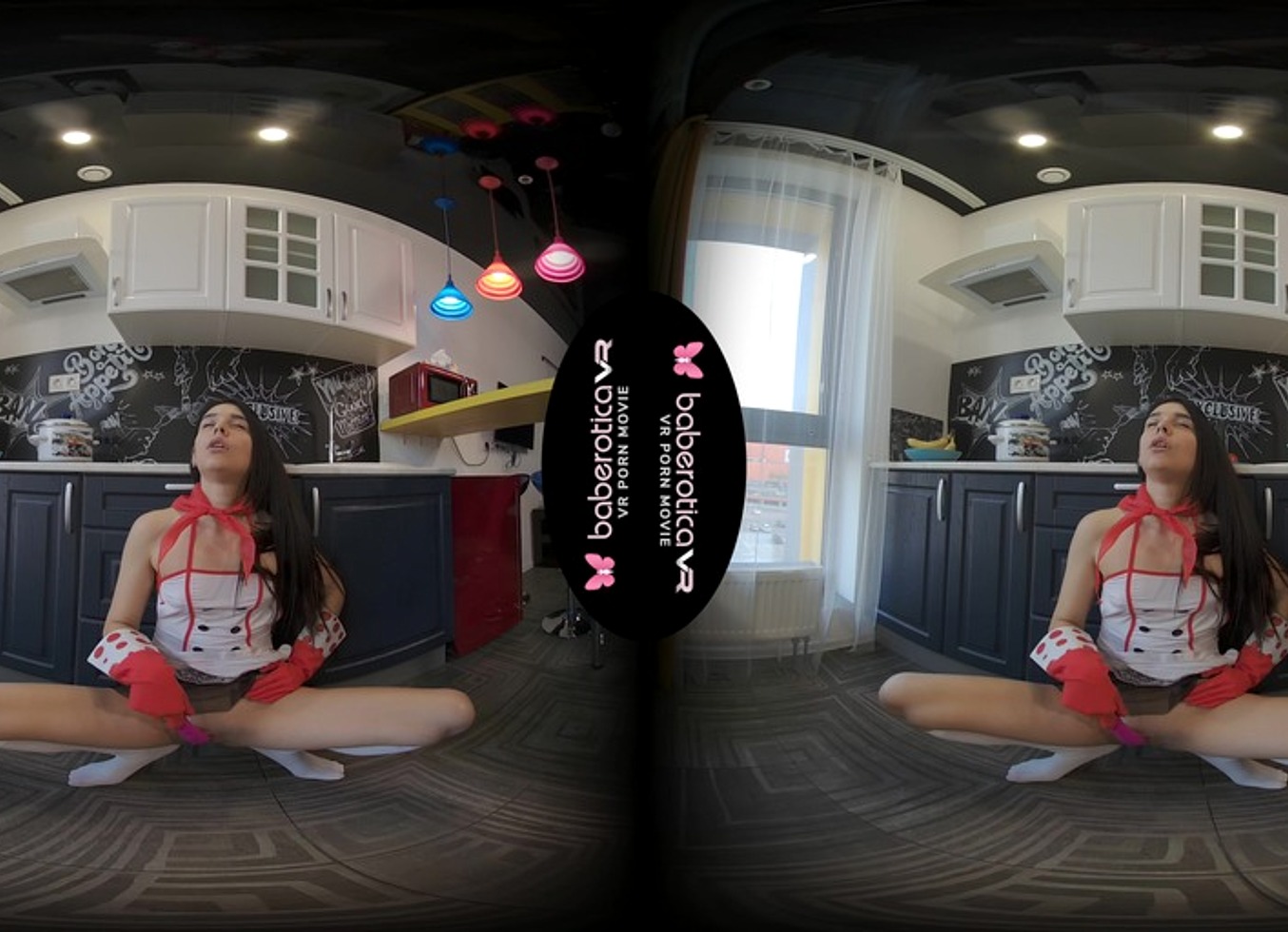 Russian Babe Angel Kriss Masturbates In The Kitchen