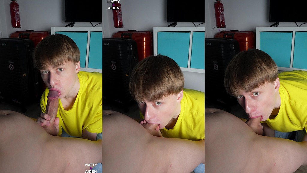 big cock head sucked by cute twink to make it cum, pov (Matty, Aiden) big cock head sucked by cute twink to make it cum, pov (Matty, Aiden)