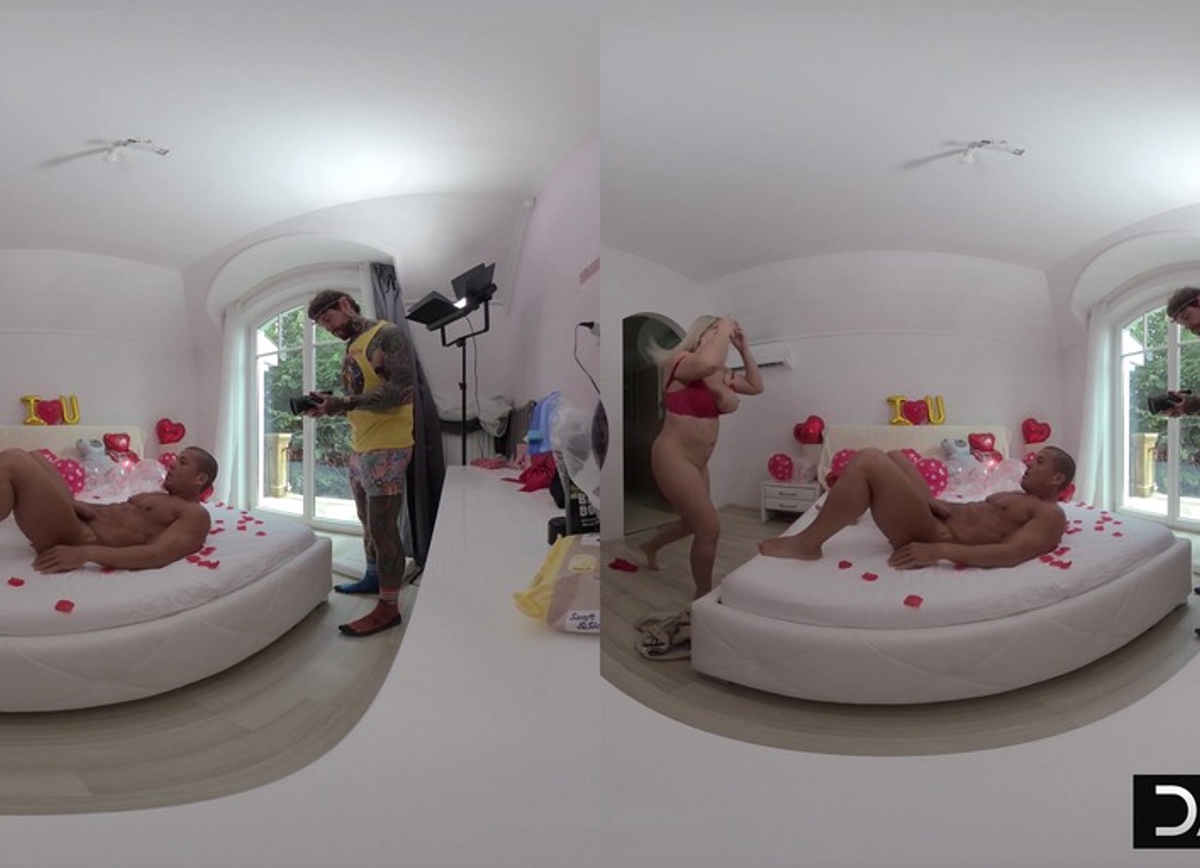 Lana Wolf's Stuffed Pussy Gets Double Penetrated By Dean & Matt!