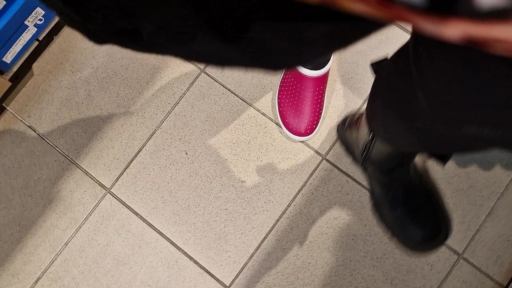 sexy slippers of all colors and shapes in the shoe shop - lets try them together (Nicoletta Embassi) sexy slippers of all colors and shapes in the shoe shop - lets try them together (Nicoletta Embassi)