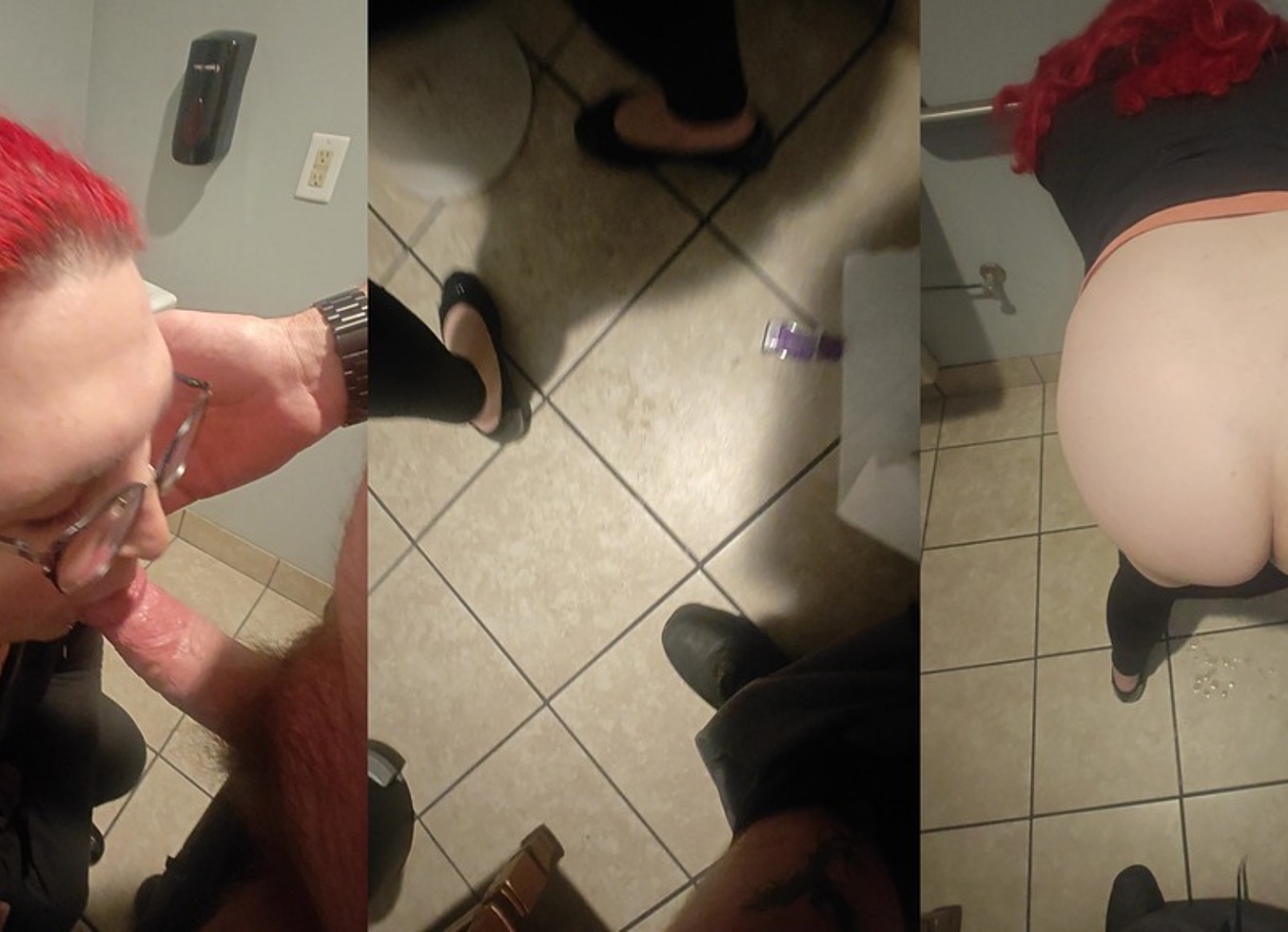 Mtf Asian American Redhead Shemale Cum Slut Impregnablelexa Fucked By Her Dominant Wolfdaddy901 In Public Bathroom