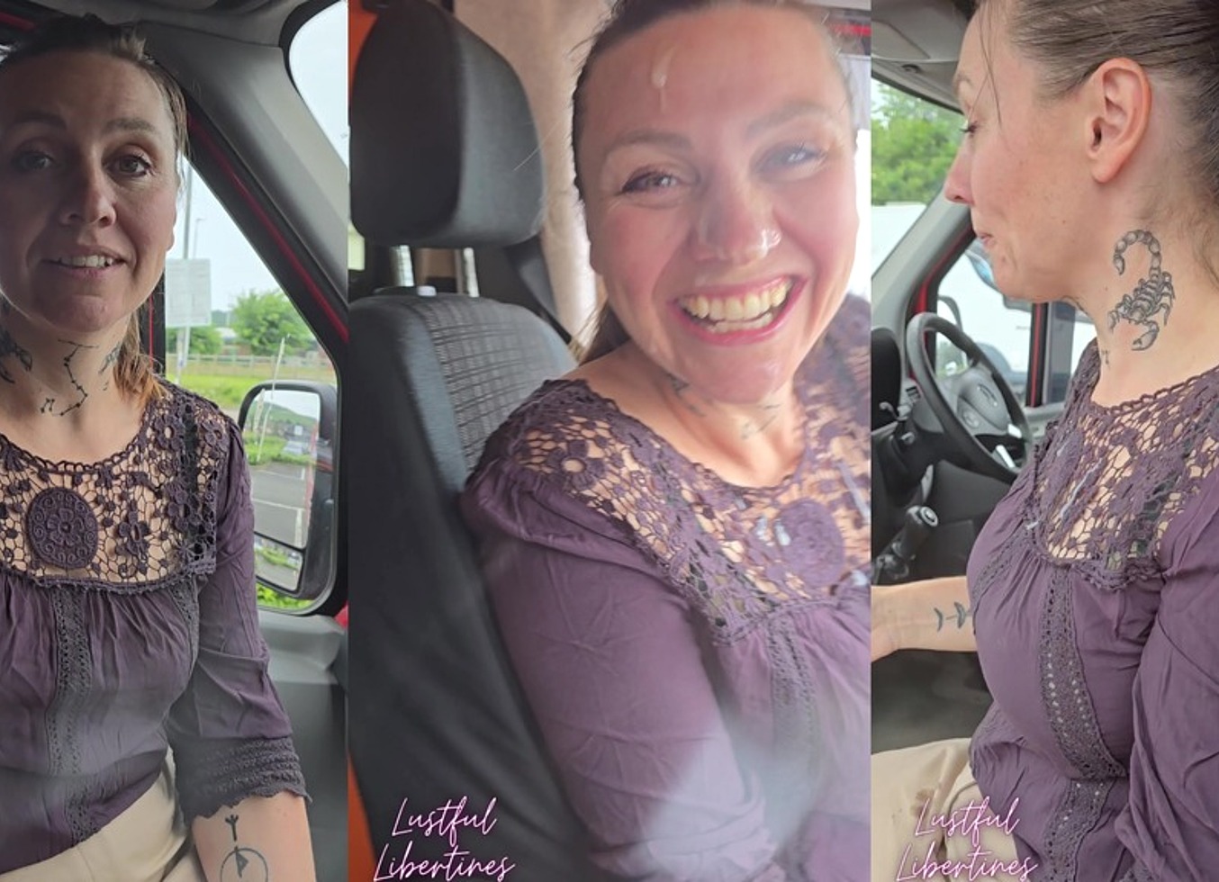 Carpark Blowjob & Shop Cumwalk