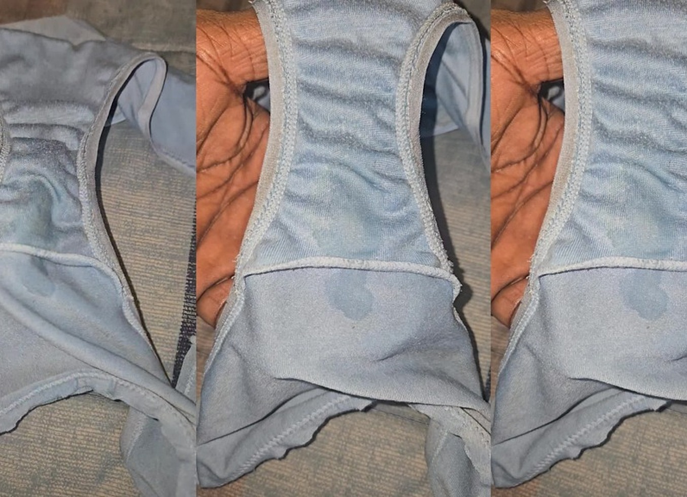 Sniff & Suck Wife Pee Stain Panty