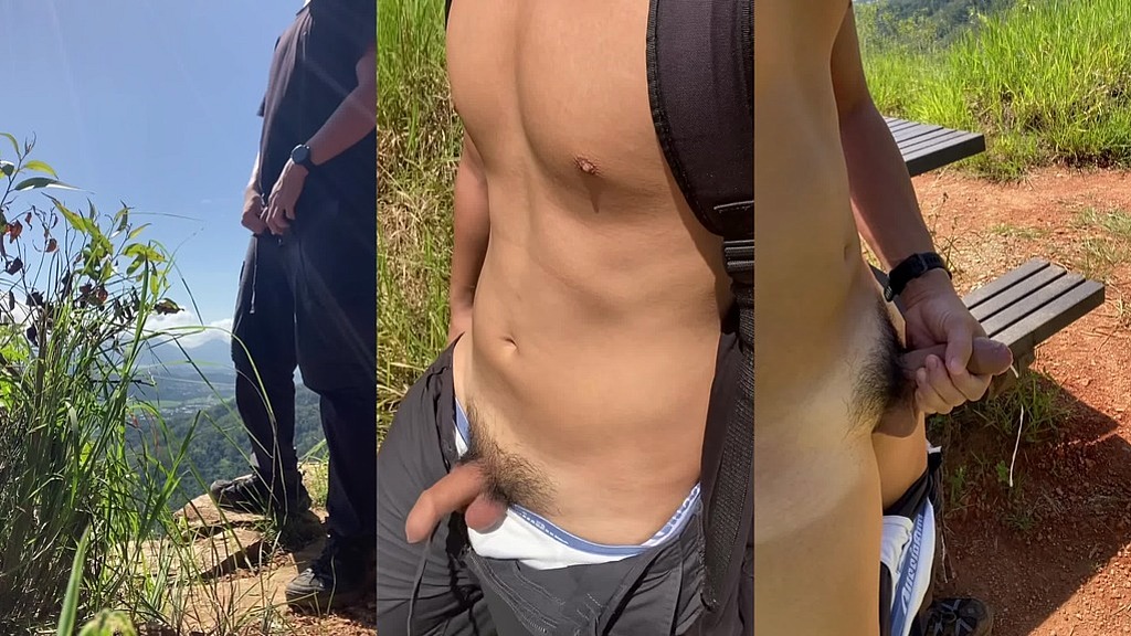 exposed hiking (pee on lookout&cum by picnic table) (Suckcock1069) exposed hiking (pee on lookout&cum by picnic table) (Suckcock1069)