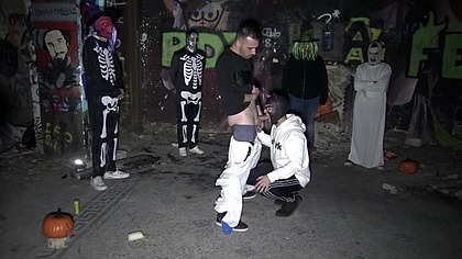 3 straight fucked raw for Hallowkeen by ihs friend