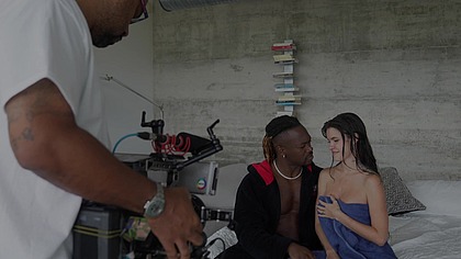 tras camara con rossa vaxx y un bbc africano💦💦