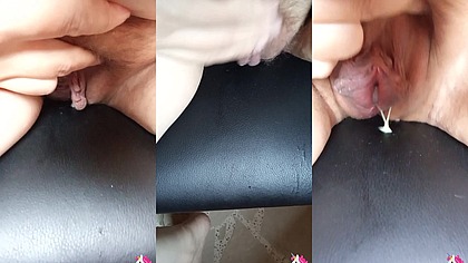 Moglie incinta si eccita e sborra come una troia