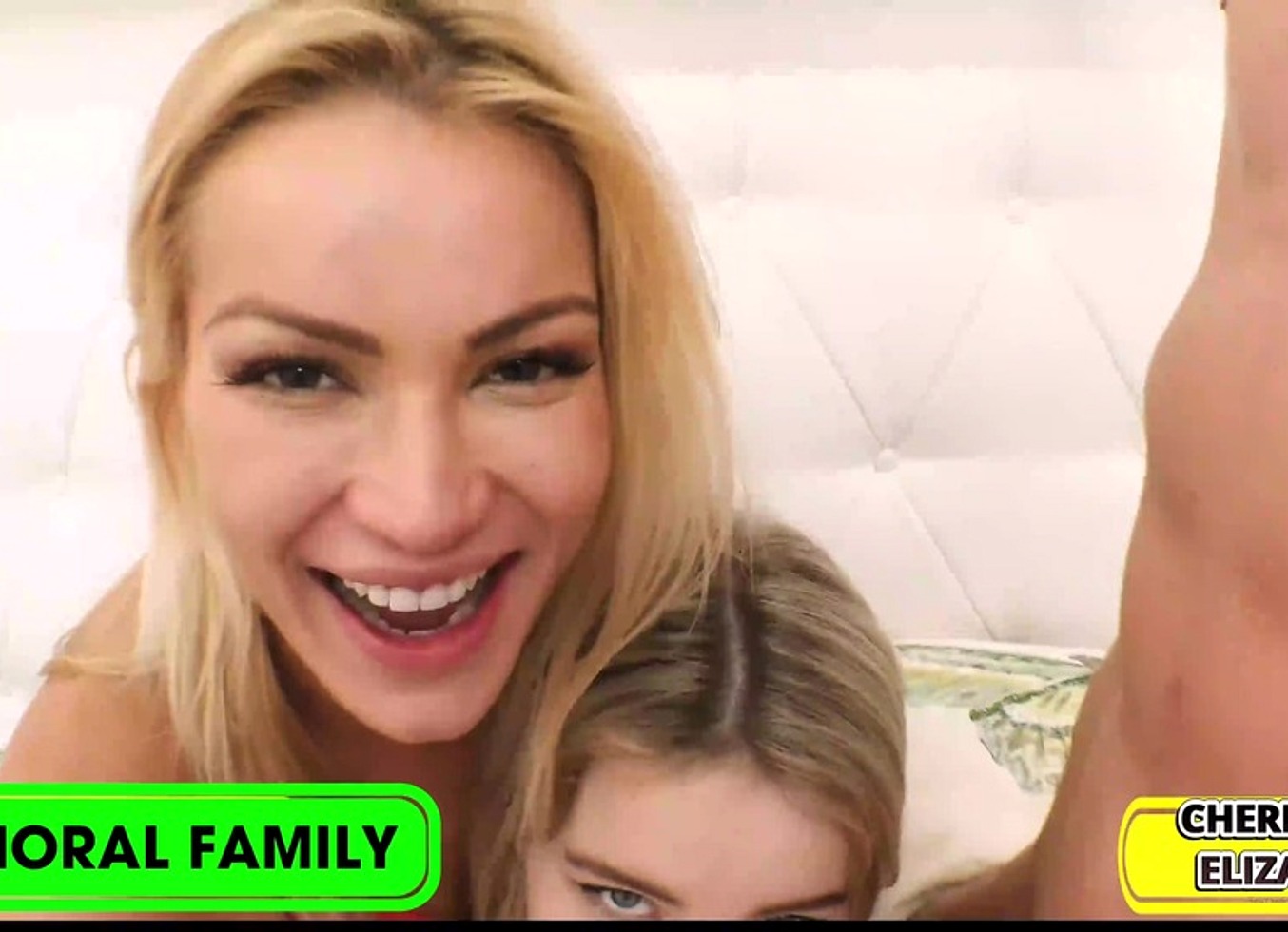 Stepbrothers Bond In Squirting Foursome W Cherry Kiss & Eliza Eves - Immoral Family 4K