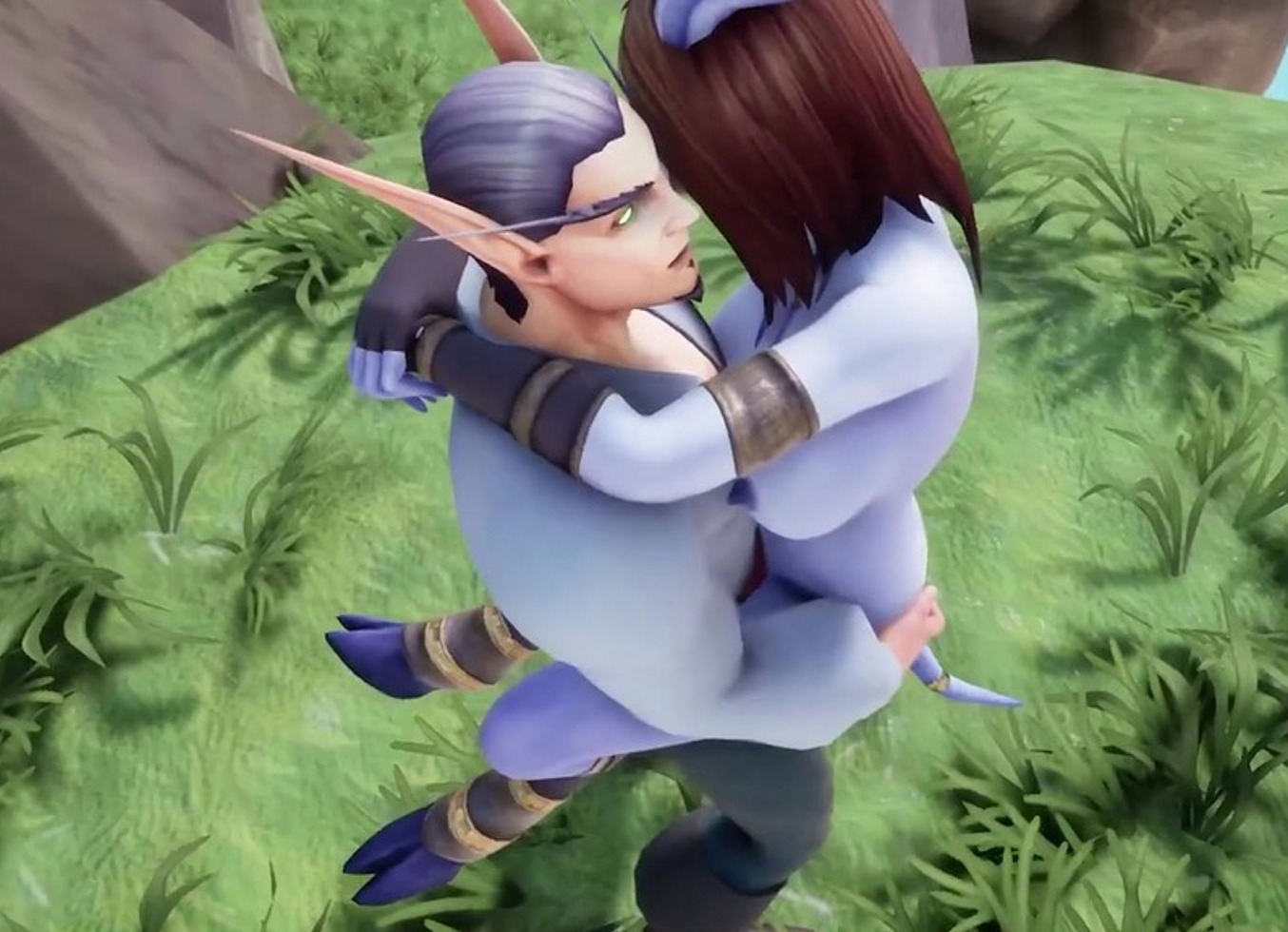 Elf Fucking a Draenei Girl in the Land of Azeroth | Warcraft Porn Parody