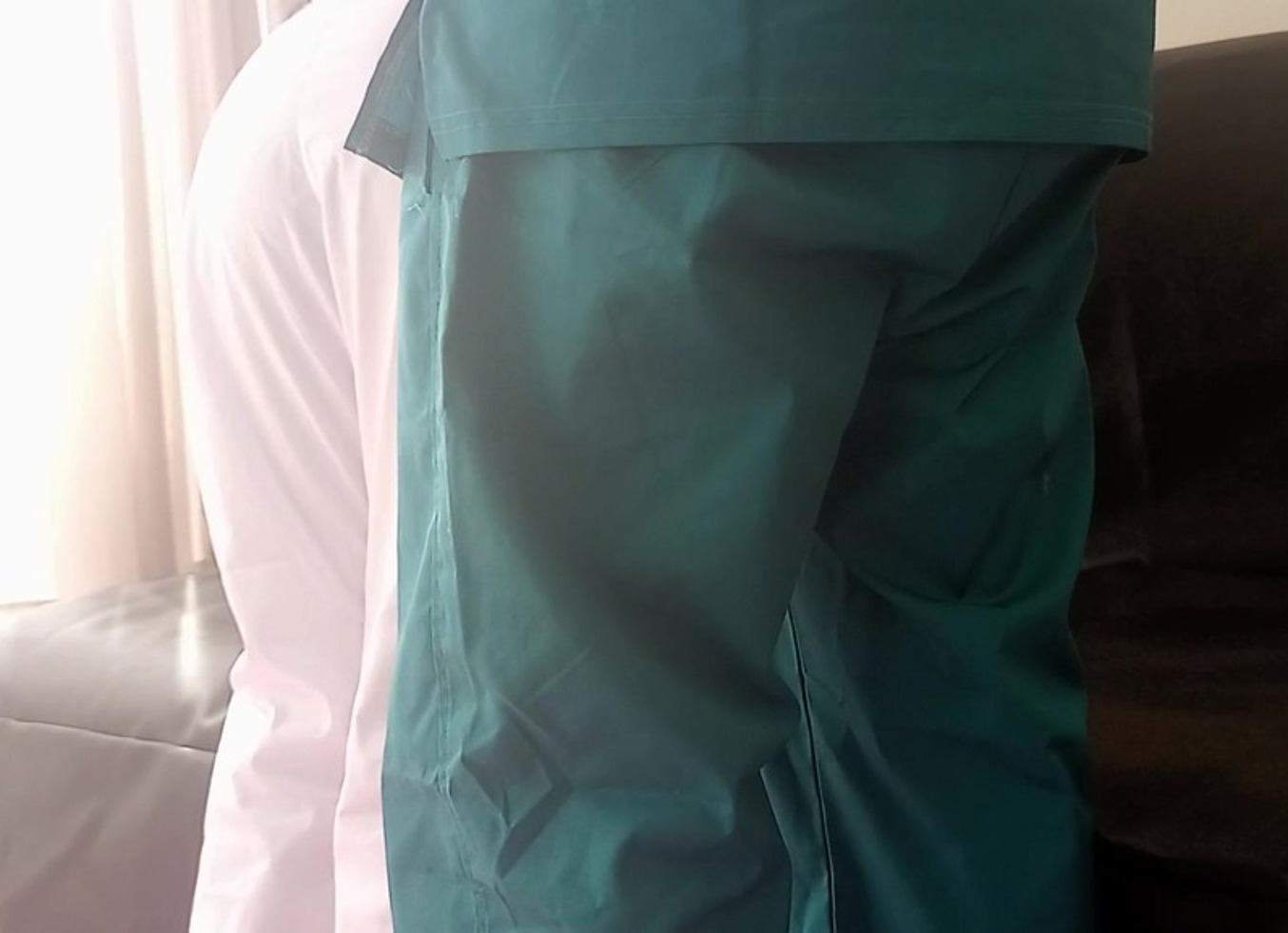 Naughty Nurse Enjoys Fucking Her Partner Before Work (Sheer Complete Video)