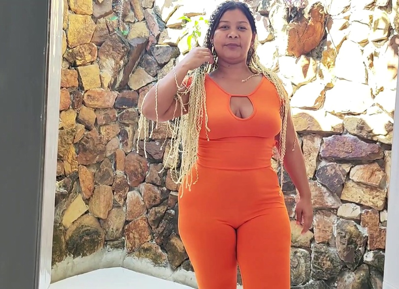 Old Mature Woman Fucking With A Hidden Fan Without Her Husband Finding Out