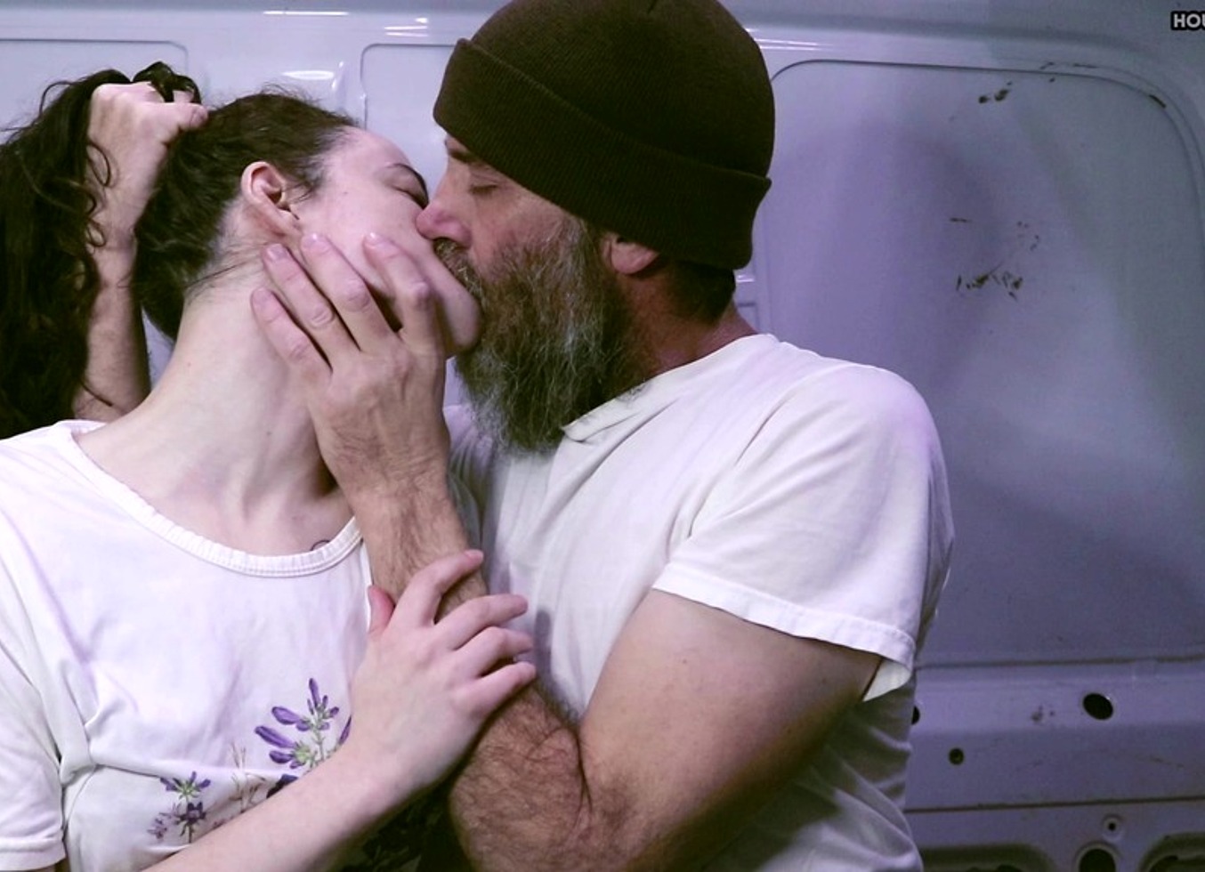 Making Out With Lucy In The Back Of The Porn Van