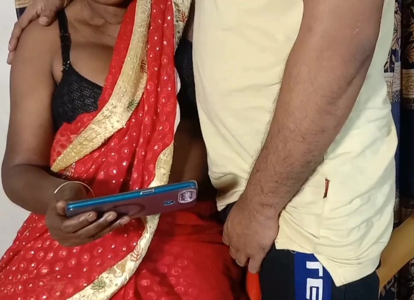 My Lovely Aunty With Saree