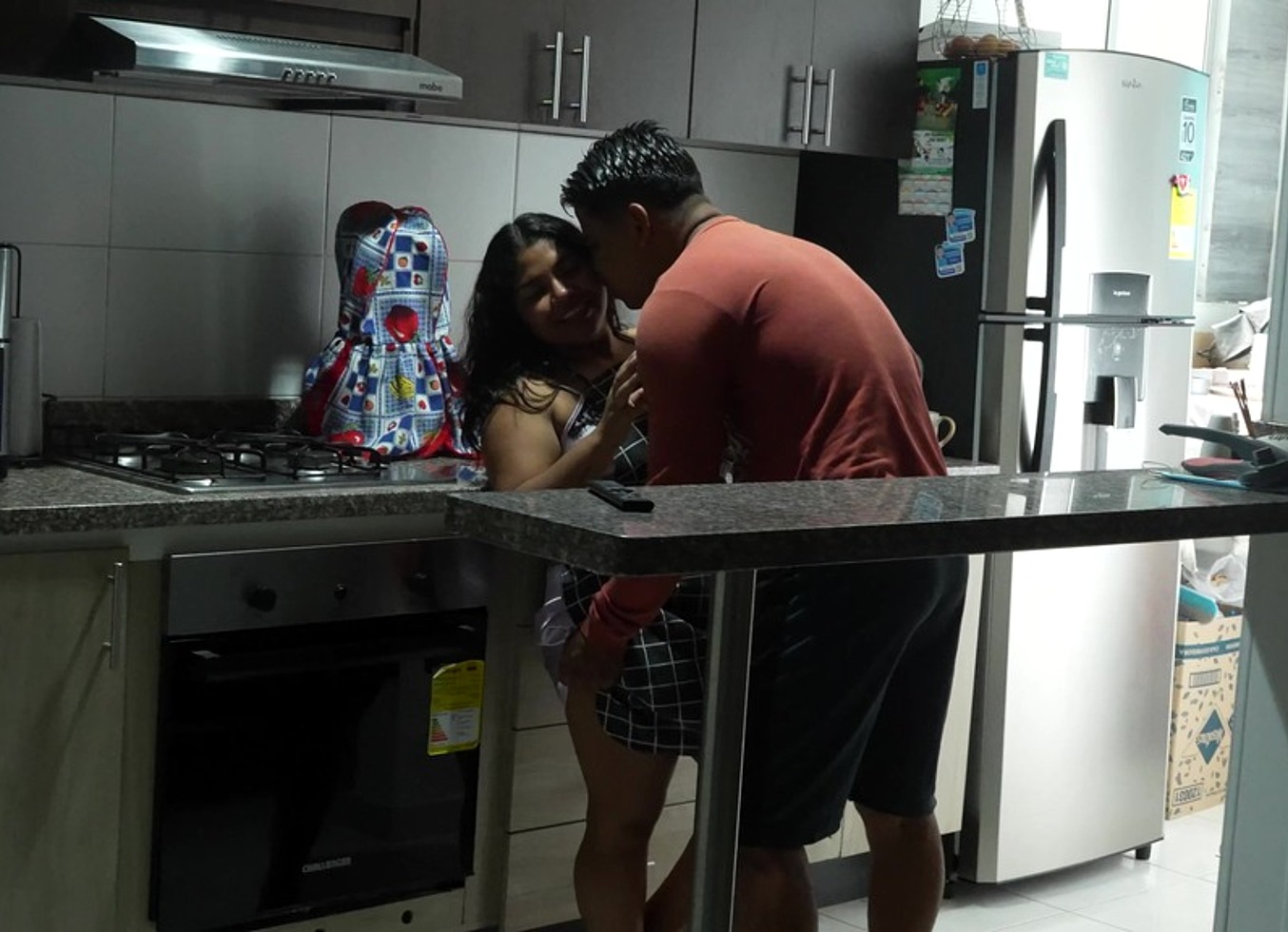 Fucking Jassi's Delicious Pussy In The Kitchen