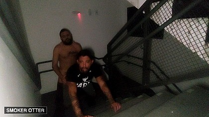 Amateur bareback fuck in my building's emergency stairs #princealbert