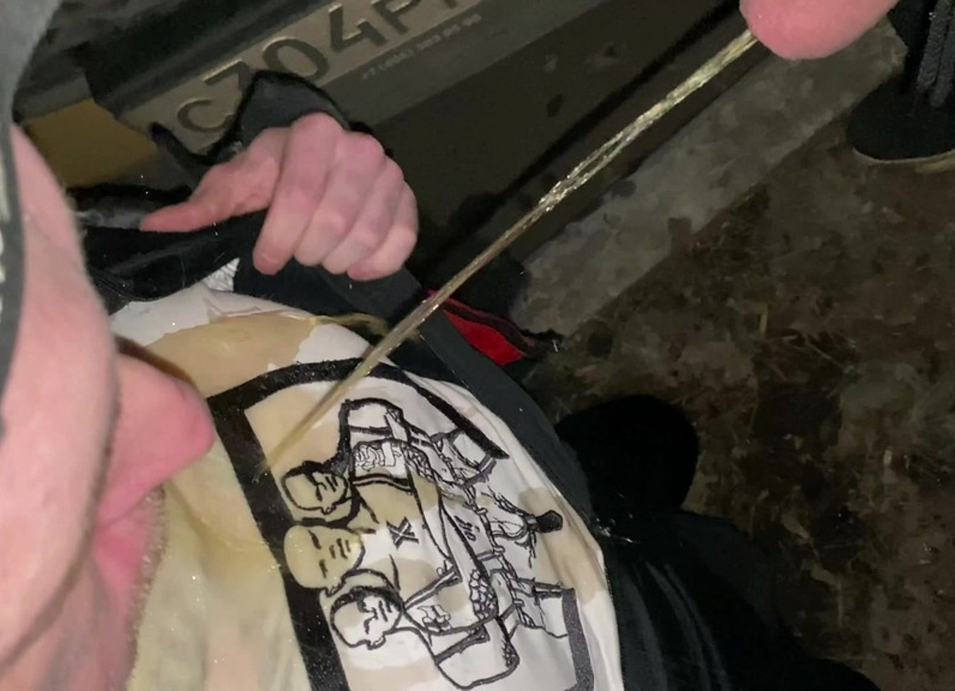 Night Taximan Fuck Hard And Piss On Leather Biker