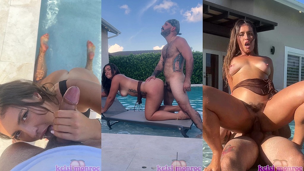 smashing kelsi poolside during sunset (Kelsi Monroe, Zeus) smashing kelsi poolside during sunset (Kelsi Monroe, Zeus)
