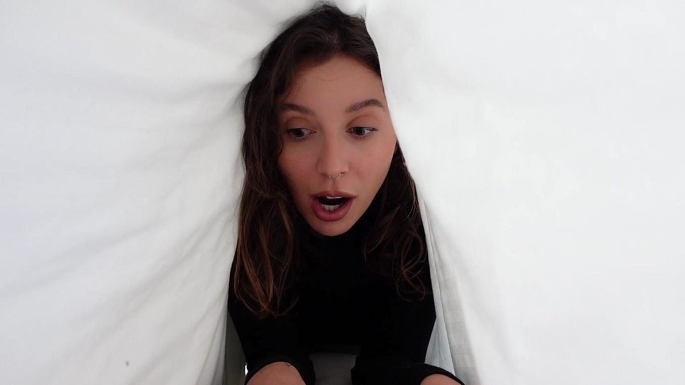 sex doll caught My stepsister caught me using my sex doll! she was so horny she had to  join!