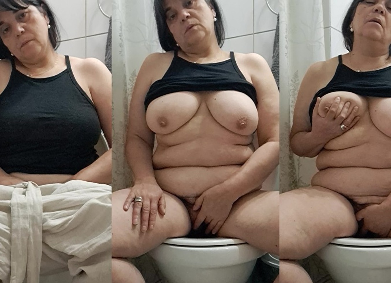 MILF Urinating And Masturbating Rich