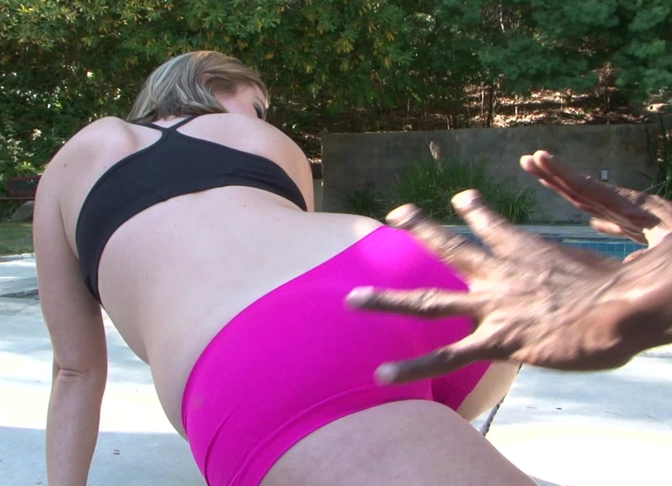 Kiara Mia Has A Sexy Personal Trainer Who Is Black