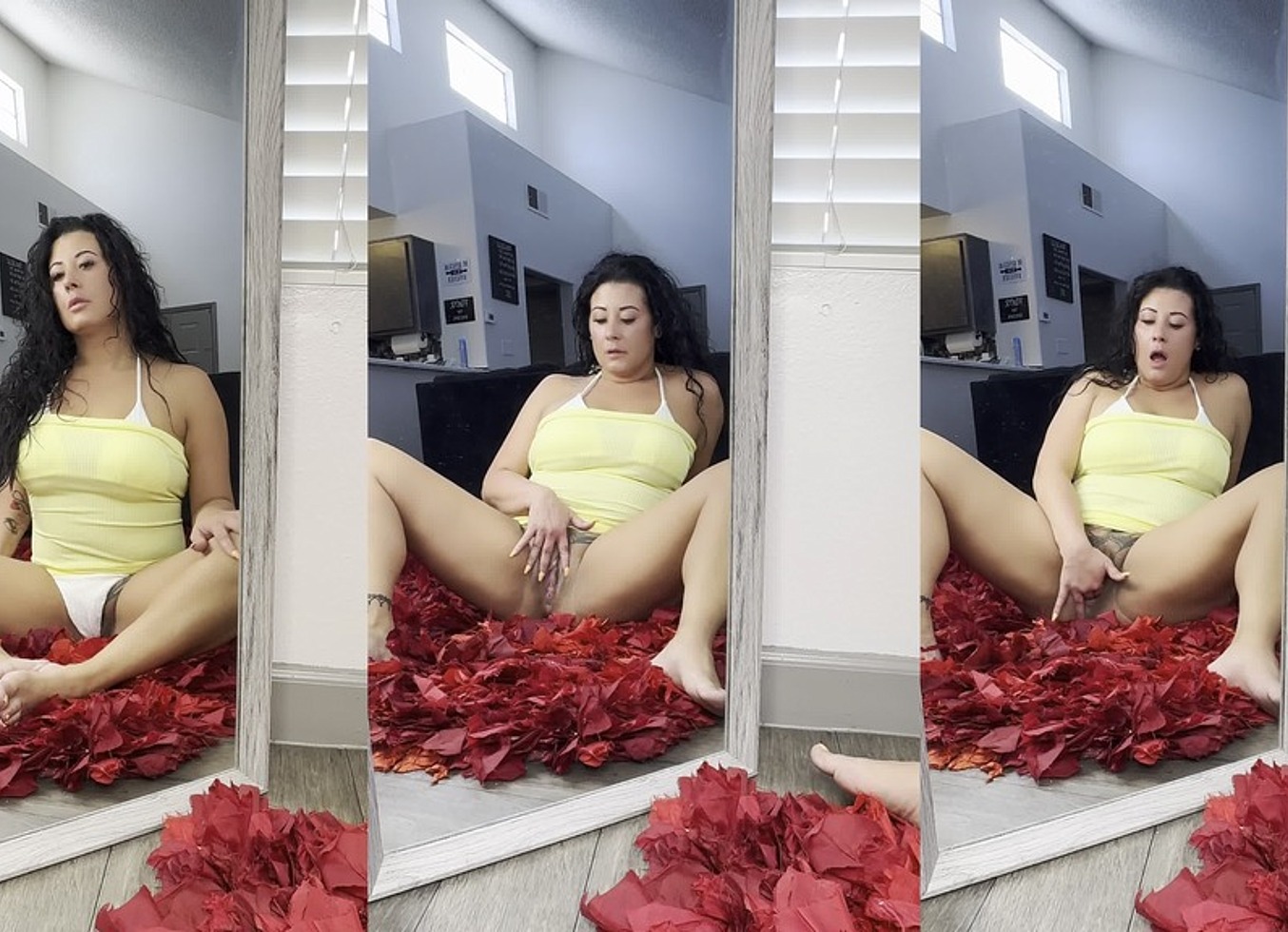 Mirror Drip Pinkinfanity Plays With That Pretty Pink Pussy