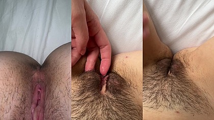 POV 21 Days Unshaved Hairy Pussy - Smegma, Unwashed Close Up & After Shaving
