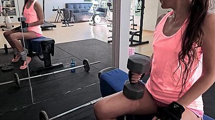 Butt Plug n Special Shorts for better GYM workout