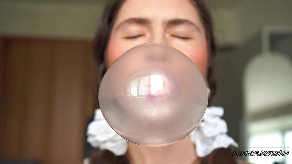 shiny pink lipstick bubblegum brat messy pops, big bubbles (RaribleDiamond) shiny pink lipstick bubblegum brat messy pops, big bubbles (RaribleDiamond)